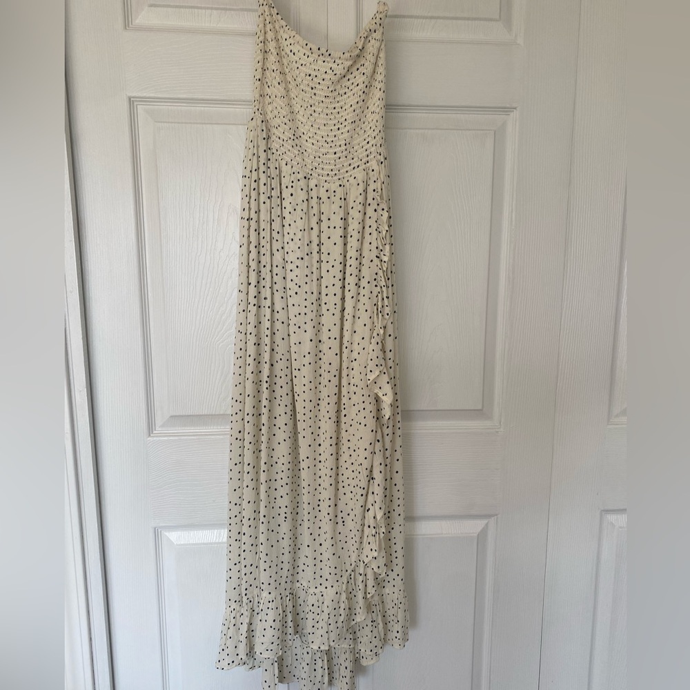 New Strapless Polka Dot Sundress